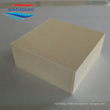 Ceramic Honeycombs as Heat Transfer Media for RTO